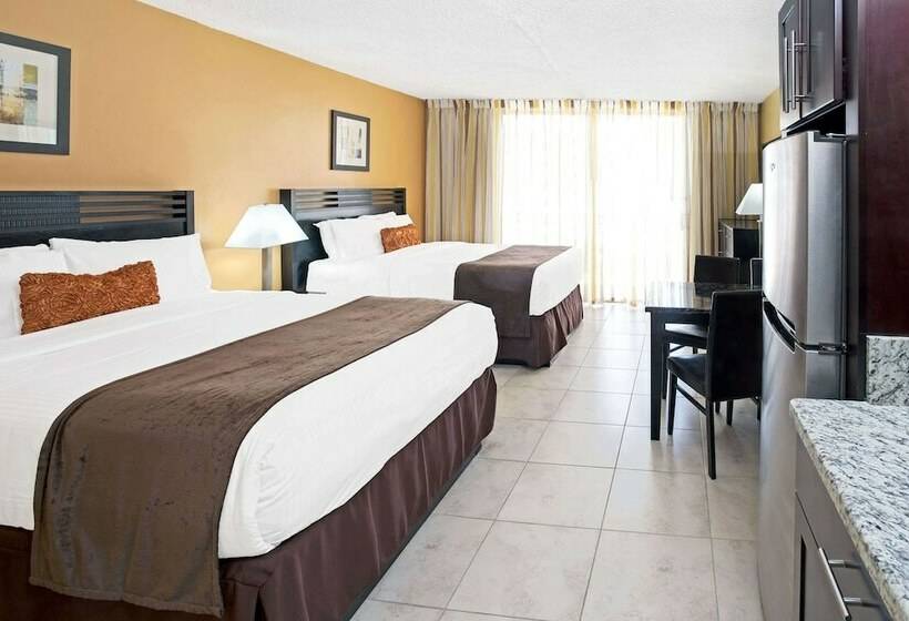 اتاق استاندارد با 2 تخت دوبل, Ramada Plaza By Wyndham Marco Polo Beach Resort