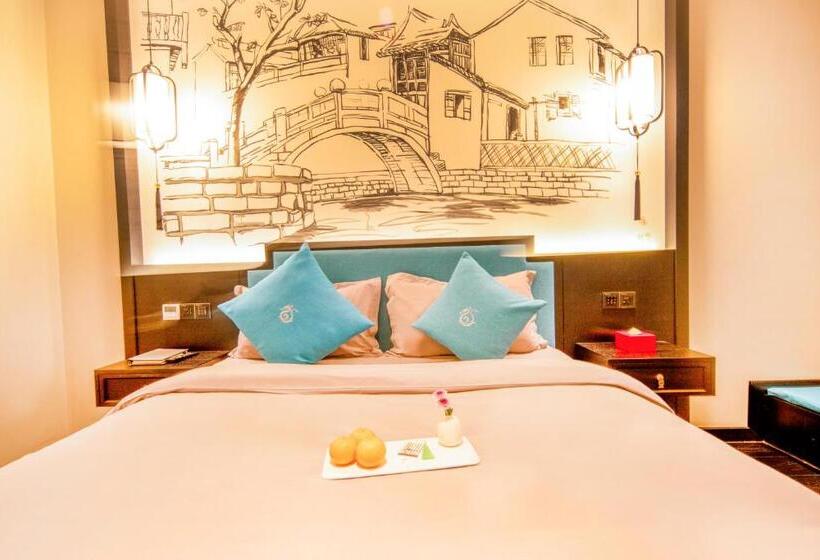 اتاق استاندارد با چشم‌انداز باغ, Xijian Hotel   Kunming Dongfeng East Road Dashuying Metro Station
