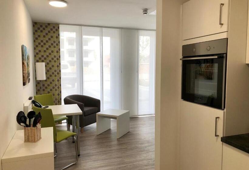 آپارتمان 1 خوابه با تراس, Adapt Apartments Braunschweig