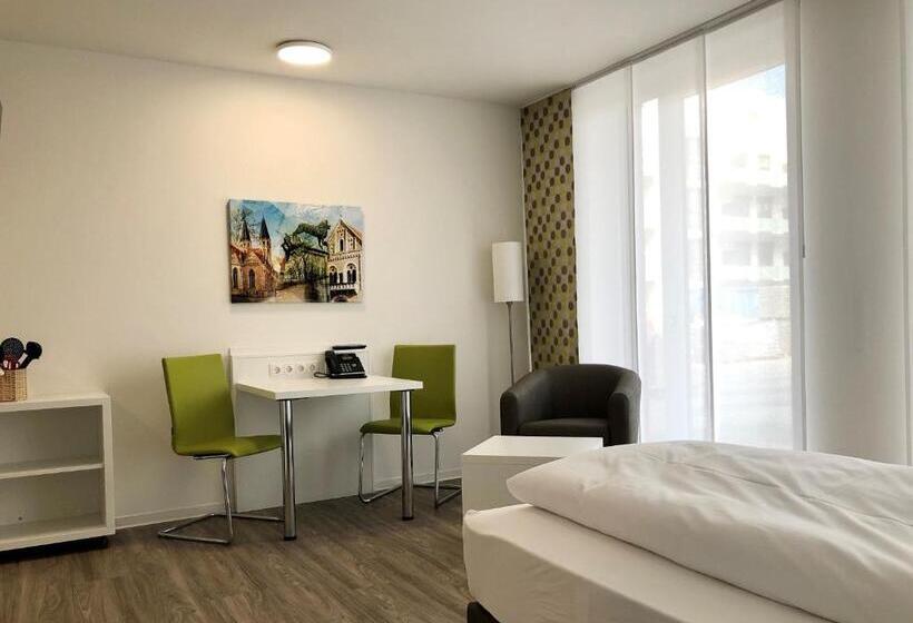 آپارتمان 1 خوابه با تراس, Adapt Apartments Braunschweig