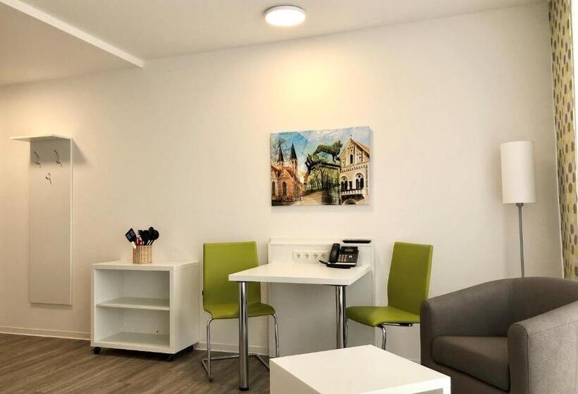 آپارتمان 1 خوابه با تراس, Adapt Apartments Braunschweig