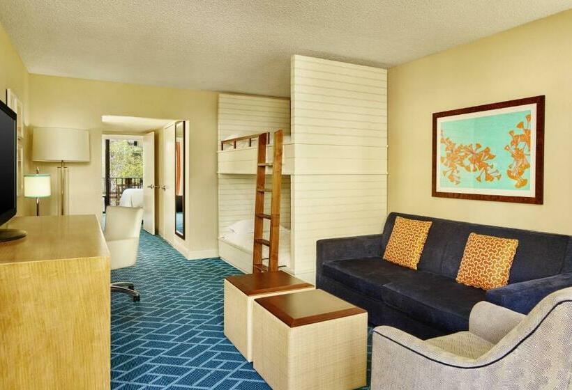 带大床的套房, Sheraton Orlando Lake Buena Vista Resort