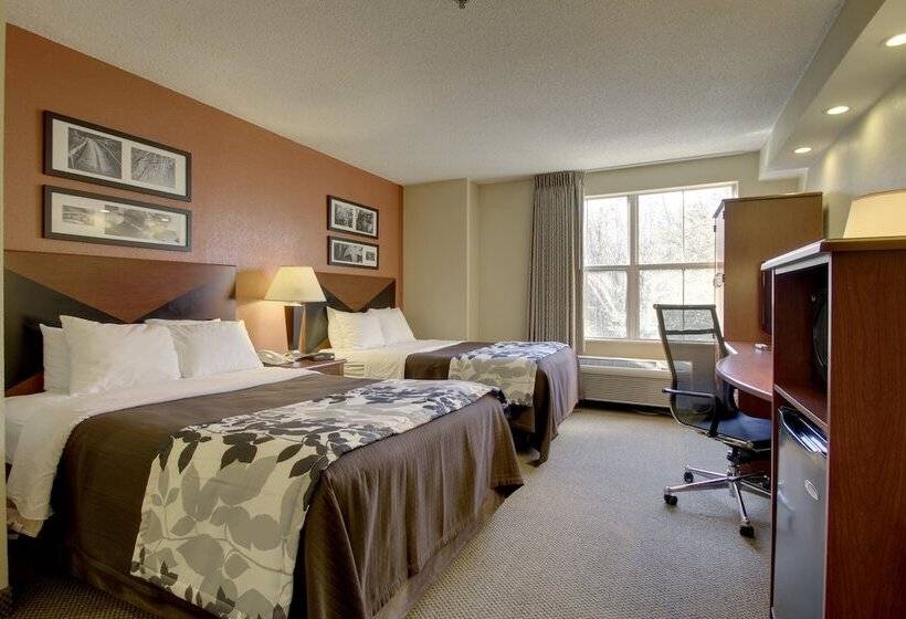 اتاق استاندارد با 2 تخت دوبل, Sleep Inn Mt. Pleasant  Charleston