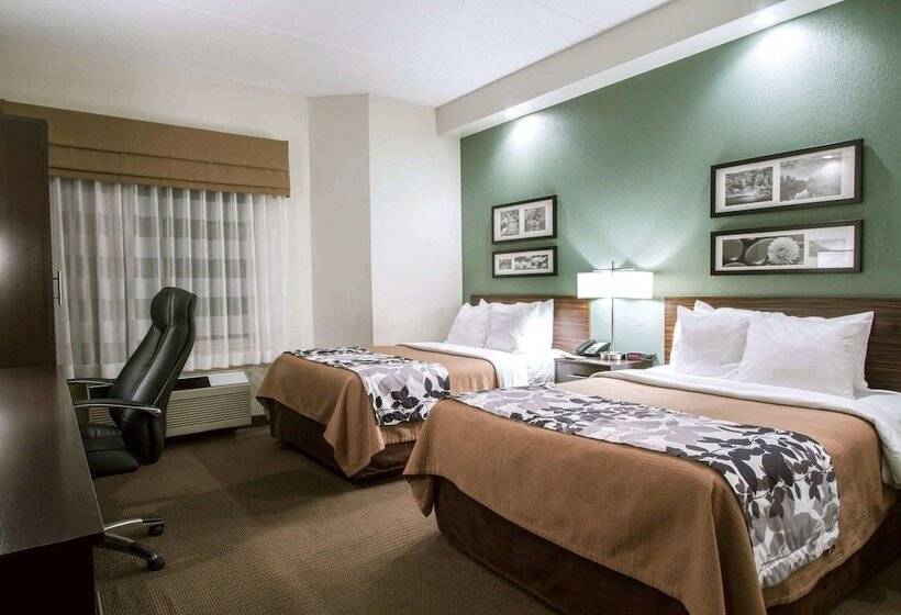 اتاق استاندارد با 2 تخت دوبل, Sleep Inn & Suites Buffalo Airport