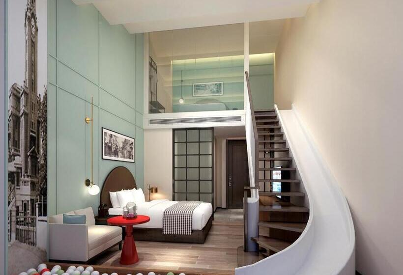 اتاق خانوادگی, Happy Dragon City Culture Hotel Tianjin Draum Tower & Dayuecheng Shopping Mall