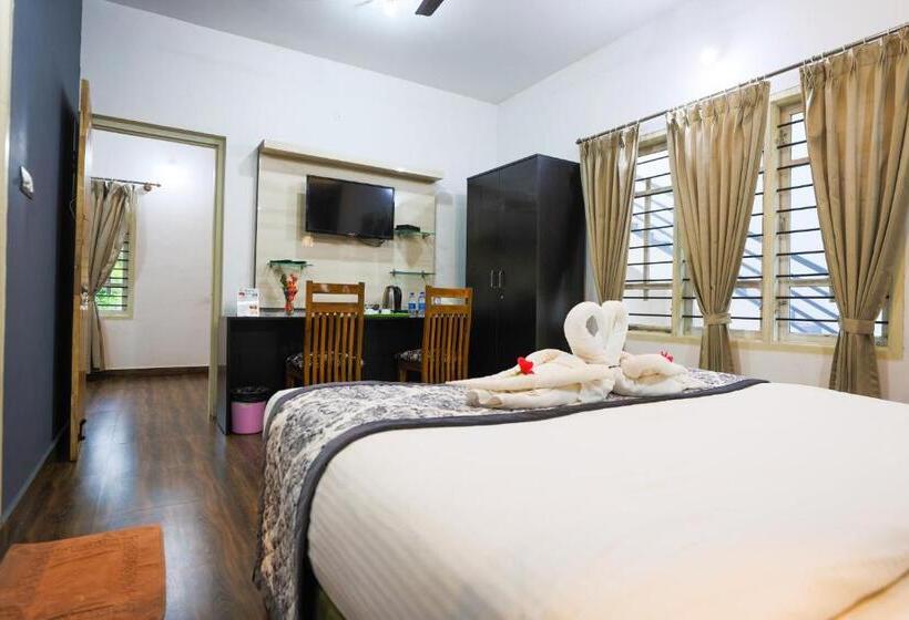 اتاق استاندارد با چشم‌انداز باغ, The Blossom Resort, Chikmagalur
