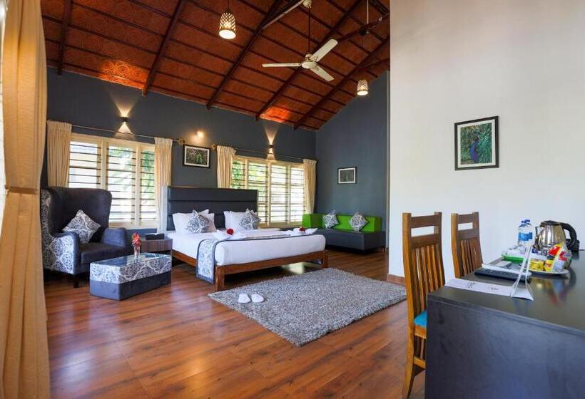 اتاق استاندارد با تخت بزرگ, The Blossom Resort, Chikmagalur