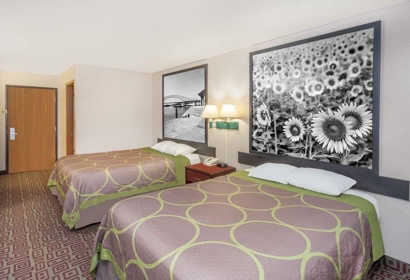 اتاق استاندارد با 2 تخت دوبل, Super 8 By Wyndham Anamosa Ia