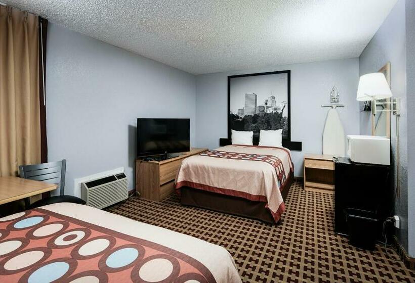 اتاق استاندارد با 2 تخت دوبل, Super 8 By Wyndham Elk City