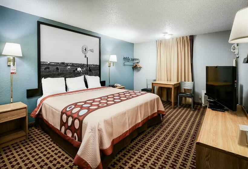 اتاق استاندارد با تخت بزرگ برای معلولان, Super 8 By Wyndham Elk City