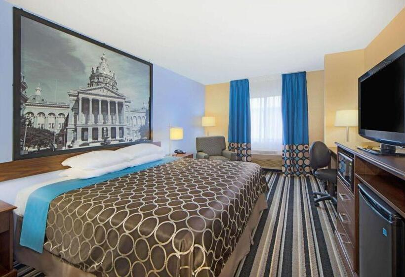 اتاق استاندارد با تخت بزرگ, Super 8 By Wyndham Fairfield