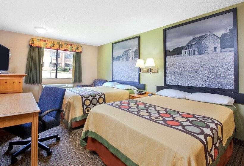 اتاق استاندارد با 2 تخت دوبل, Super 8 By Wyndham Sherman
