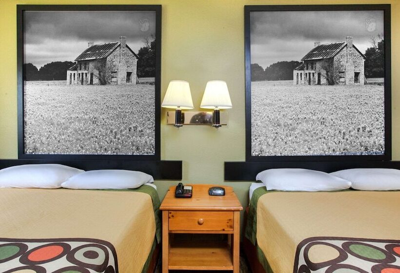 اتاق استاندارد با 2 تخت دوبل, Super 8 By Wyndham Sherman