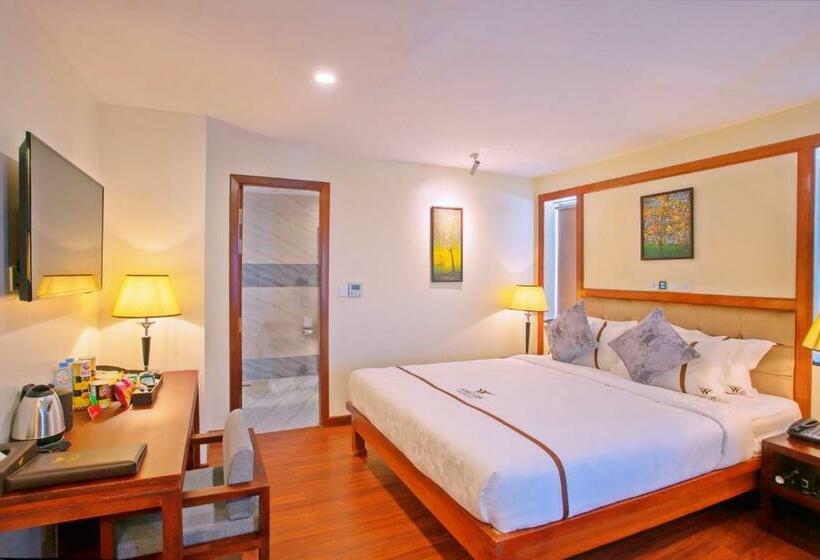 اتاق لوکس با تخت بزرگ, Poulo Wai Hotel & Apartment