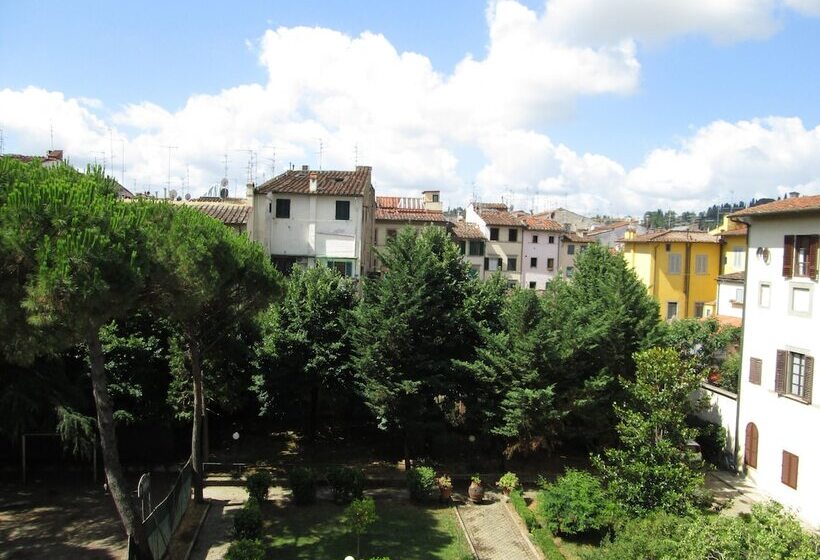 اتاق استاندارد سه تخته با چشم‌انداز, Foresteria Valdese Di Firenze