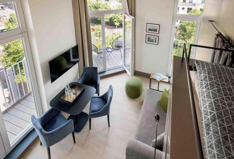 آپارتمان 1 خوابه پریمیوم با بالکن, Oberdeck Studio Apartments   Adults Only