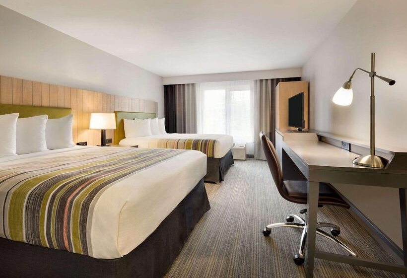 اتاق استاندارد با 2 تخت دوبل, Country Inn & Suites By Radisson, Seattle Tacoma International Airport, Wa