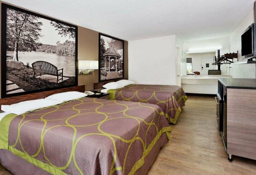 اتاق استاندارد با 2 تخت دوبل, Super 8 By Wyndham Ringgold Chattanooga Area
