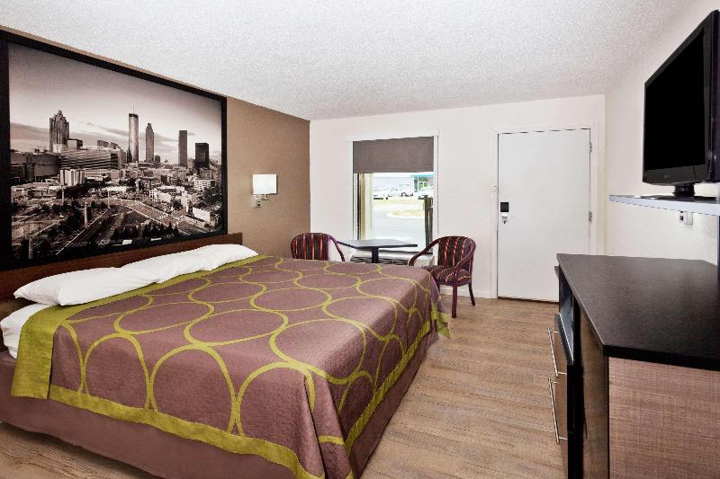 اتاق استاندارد با تخت بزرگ, Super 8 By Wyndham Ringgold Chattanooga Area