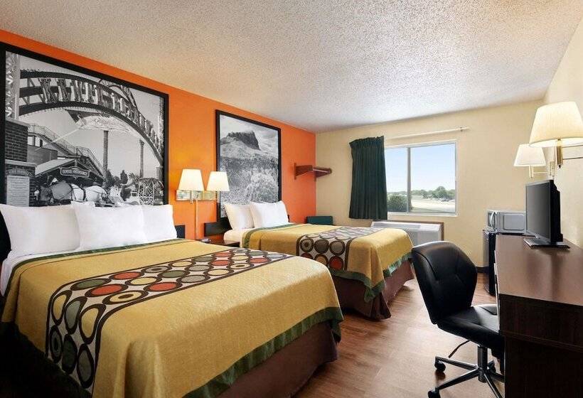 اتاق استاندارد با 2 تخت دوبل, Super 8 By Wyndham Waco University Area
