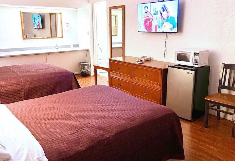 اتاق استاندارد با 2 تخت دوبل, Thunderbird Motel Hillsboro