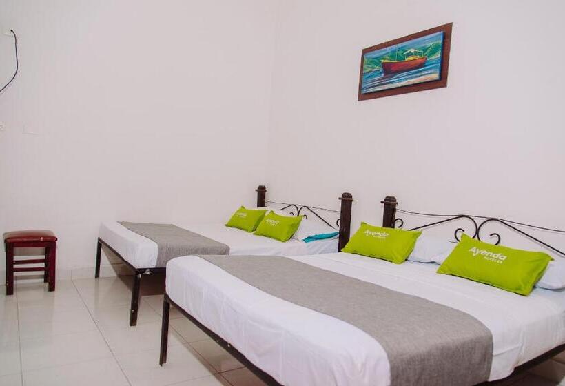 Economy Quadruple Room, Ayenda 1614 Playa Y Mar