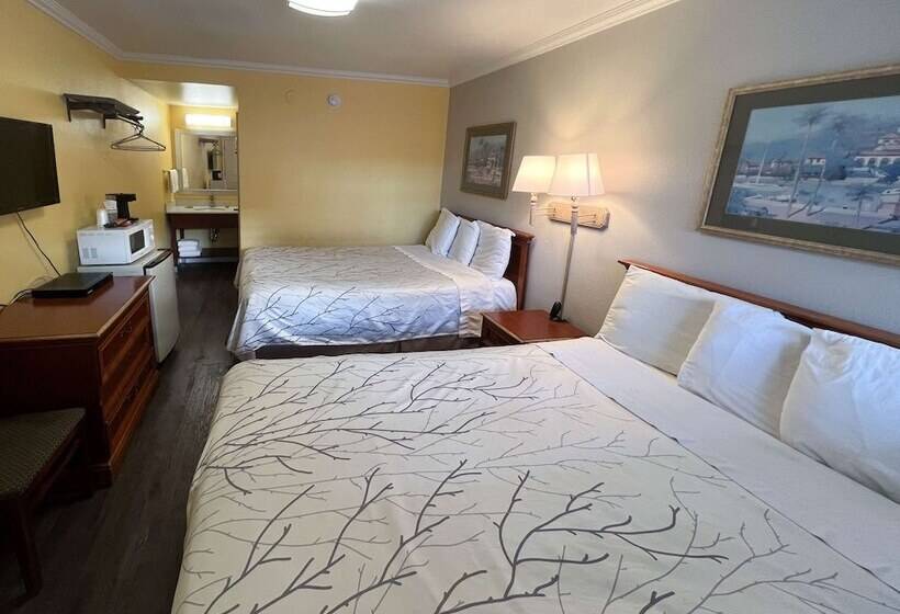 اتاق استاندارد با 2 تخت دوبل, Motel 6 San Francisco Ca Fishermans Wharf