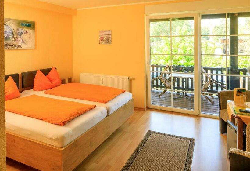 Standardzimmer mit Balkon, Parkpension Spreewald