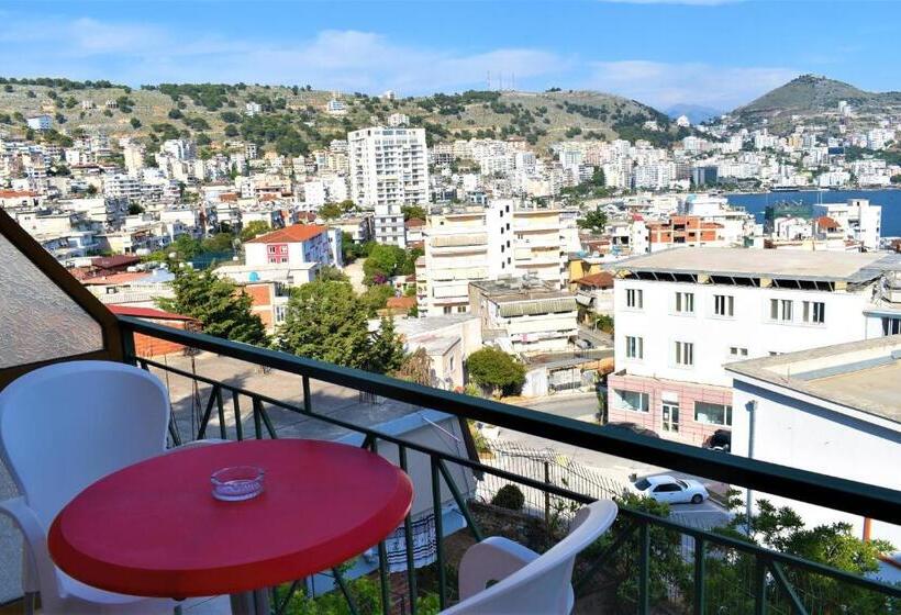 اتاق استاندارد با چشم‌انداز دریا, Villa Zeneli