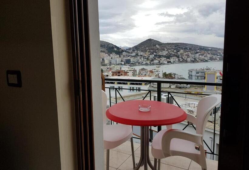 اتاق استاندارد با چشم‌انداز دریا, Villa Zeneli
