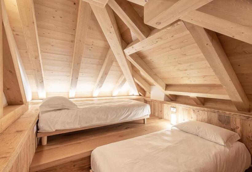 اتاق لوکس با تخت بزرگ, Alla Stazion Locanda Nelle Dolomiti