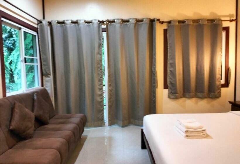 اتاق استاندارد با بالکن, Khao Sok Palm Garden Resort