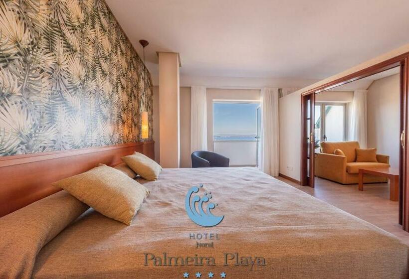 اتاق استاندارد با تراس و چشم‌انداز دریا, Norat Palmeira Playa