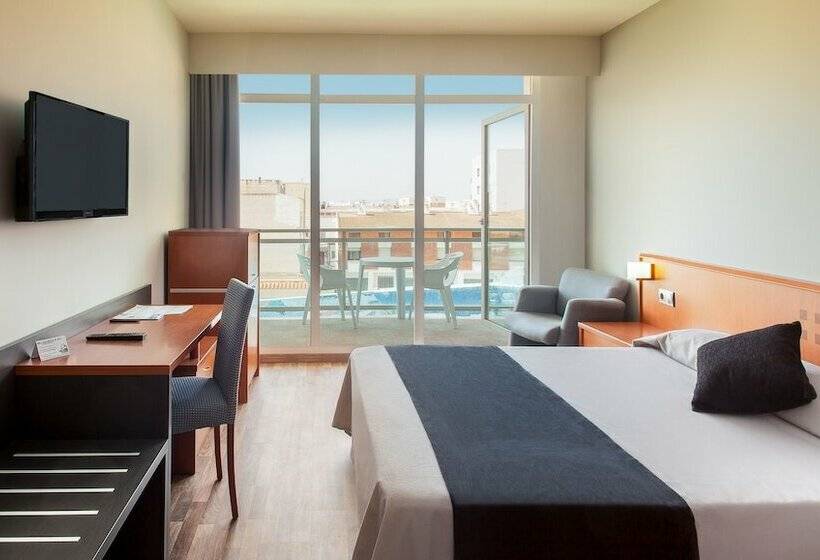 اتاق استاندارد با چشم‌انداز شهر, Rh Vinaros Playa & Spa 4* Sup