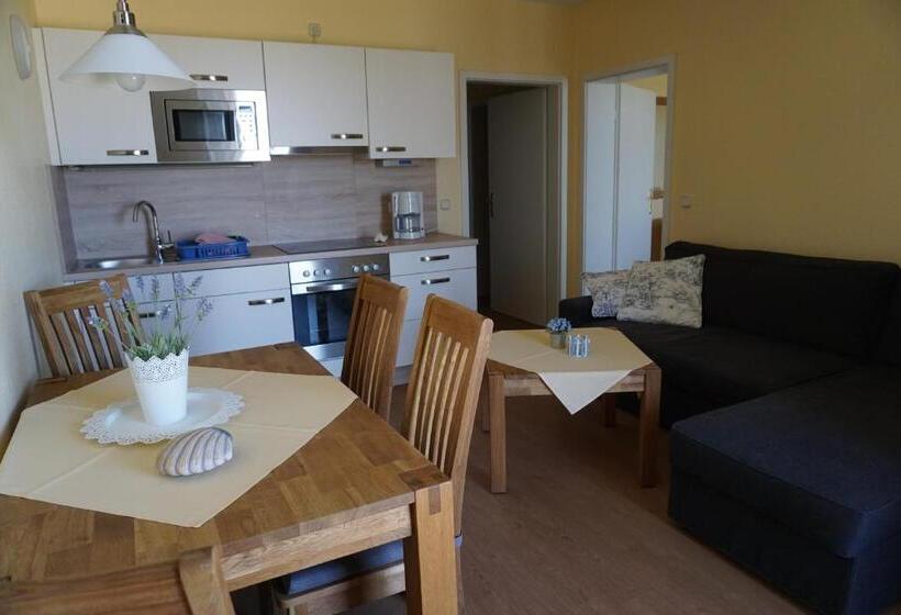 آپارتمان 1 خوابه با چشم‌انداز دریا, Parkhotel Seeblick