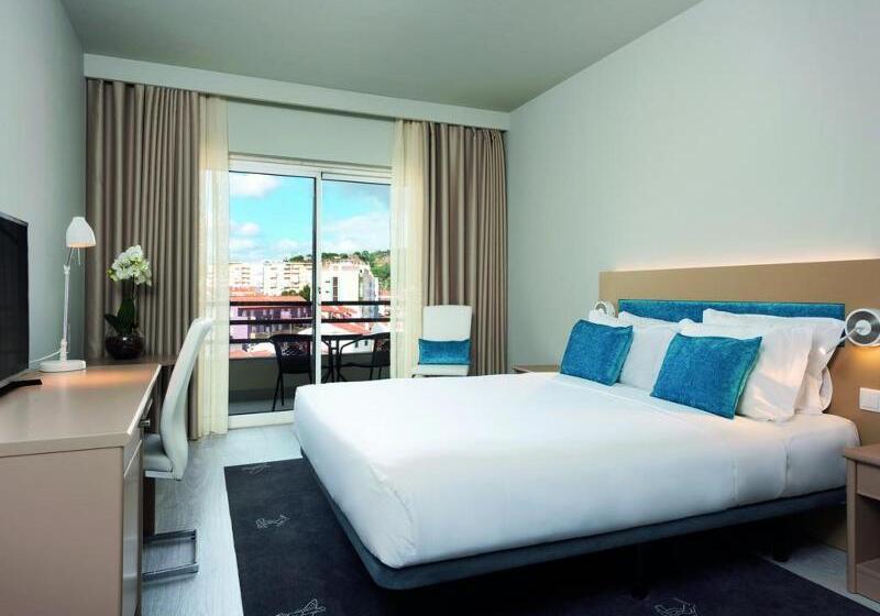 标准间侧面带海景, Tryp by Wyndham Lisboa Caparica Mar