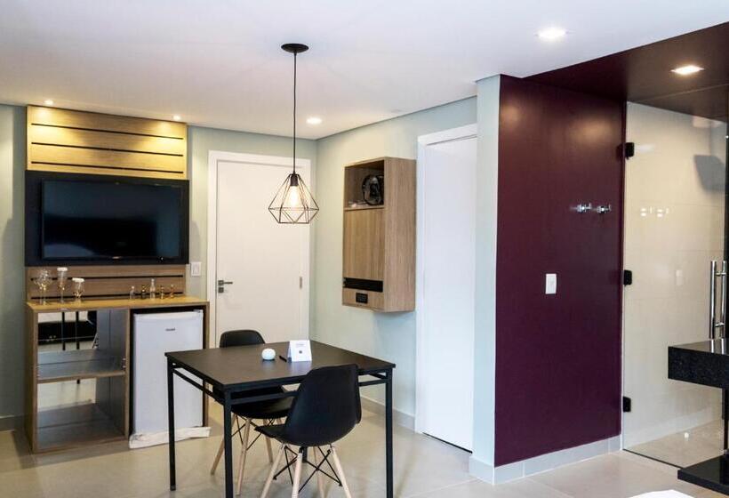 اتاق استاندارد با تخت بزرگ, Drops Motel Brasília