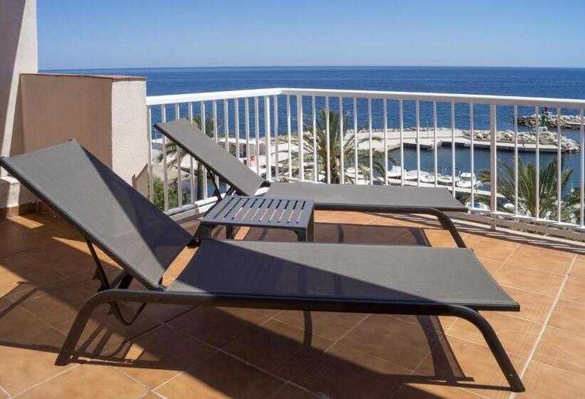اتاق استاندارد با تراس و چشم‌انداز پانوراما, Catalonia del Mar - Adults Only