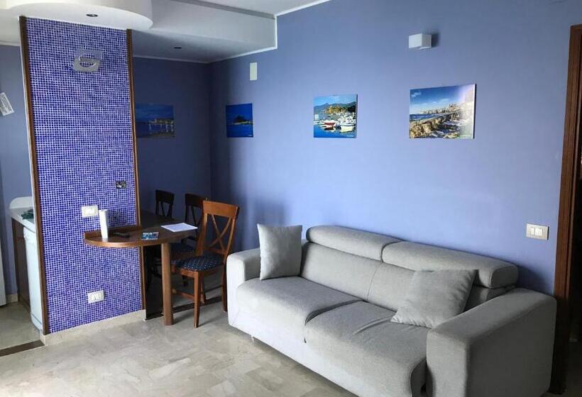 آپارتمان 1 خوابه با چشم‌انداز دریا, Miramare Residence Cefalú
