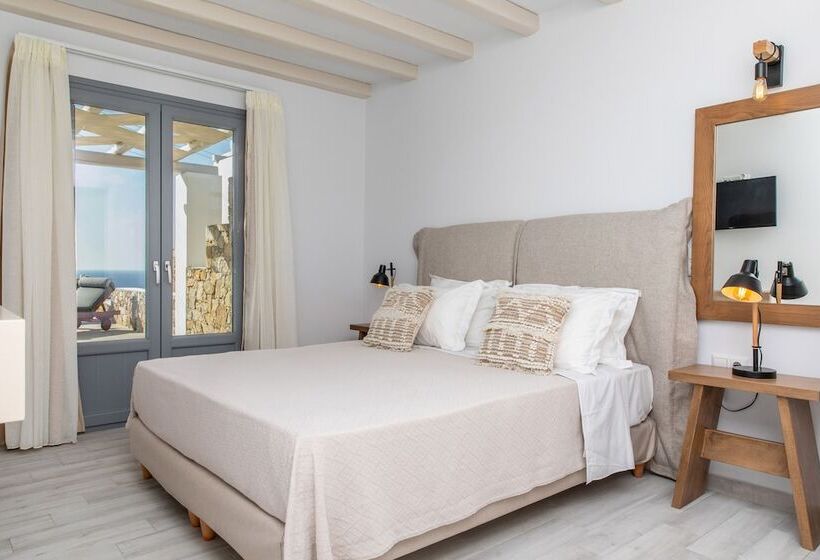 ویلای 2 خوابه با چشم‌انداز دریا, Mythology Naxos Villas & Suites