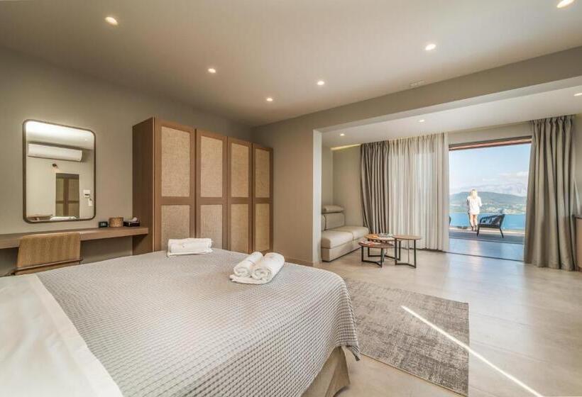 سوییت سوپریور با چشم‌انداز دریا, Katouna Suites Luxury Boutique Hotel Adults Only
