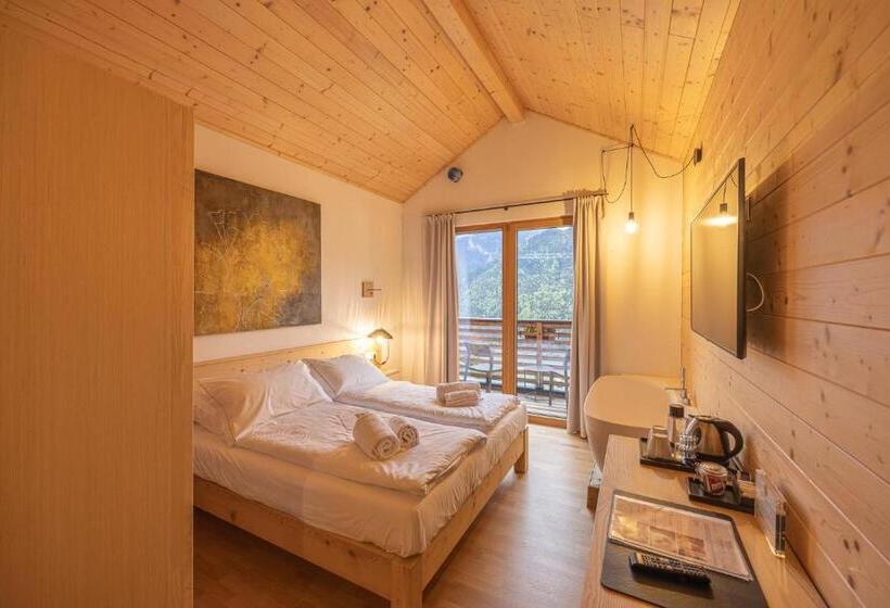 اتاق استاندارد با تراس, Giallo Dolomiti Wellness