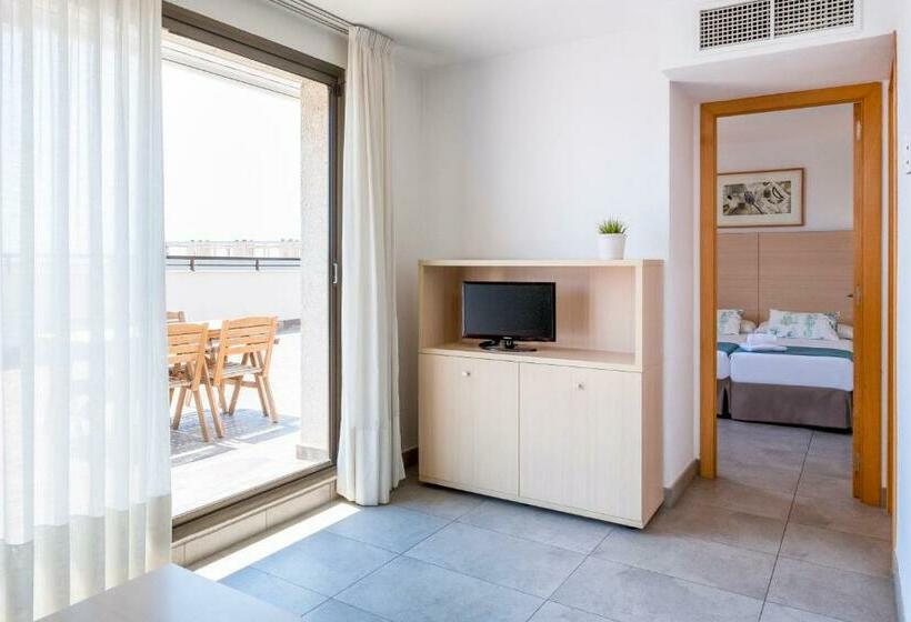 １ベッドルームペントハウスアパート, Apartaments Cye Salou