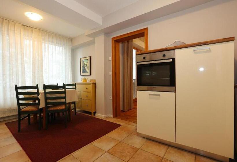 آپارتمان 1 خوابه با چشم‌انداز باغ, Vila Edelweiss Rooms&app Kranjska Gora