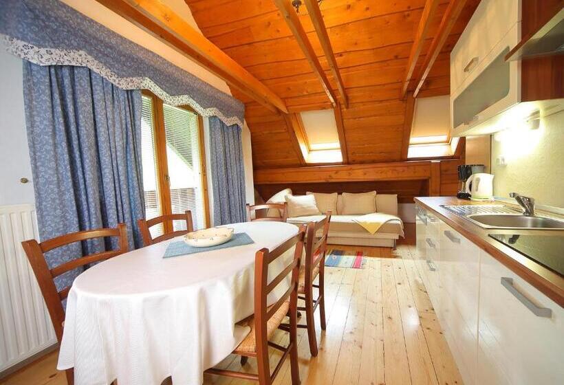 1 Bedroom Penthouse Apartment, Vila Edelweiss Rooms&app Kranjska Gora