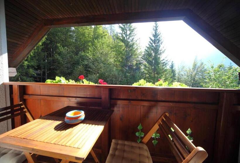 اتاق لوکس با بالکن, Vila Edelweiss Rooms&app Kranjska Gora