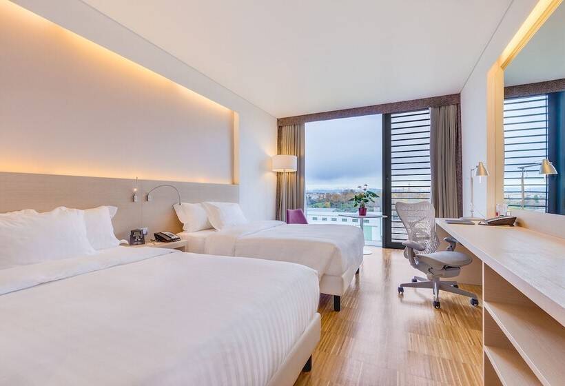 带2个双人床的标准工作室, Hilton Garden Inn Venice Mestre San Giuliano