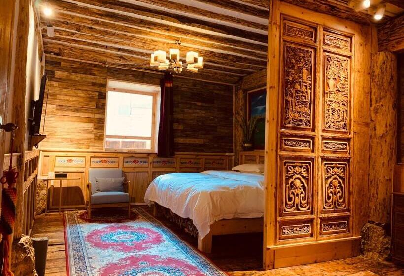اتاق استاندارد با سرویس بهداشتی مشترک, Shangri La Xiangye Listen To The Rain