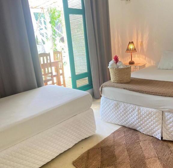 اتاق استاندارد چهار تخته, Pousada Vila Das águas