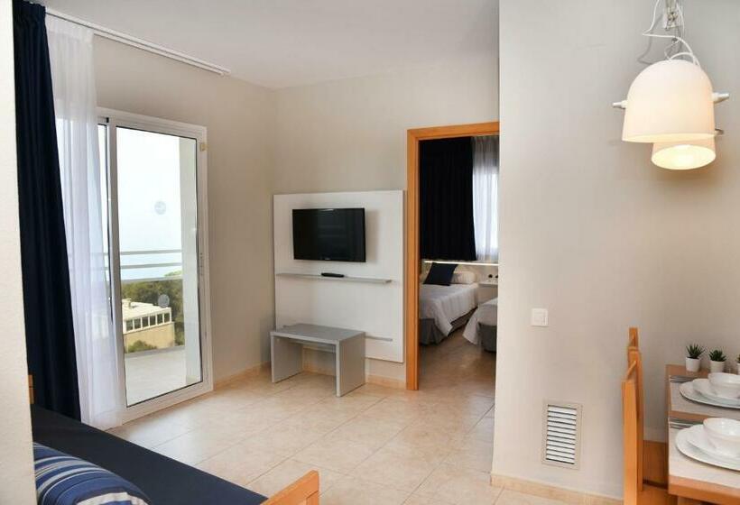 آپارتمان 2 خوابه با چشم‌انداز دریا, Aparthotel Sunclub Salou